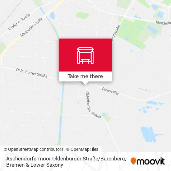 Aschendorfermoor Oldenburger Straße / Barenberg map