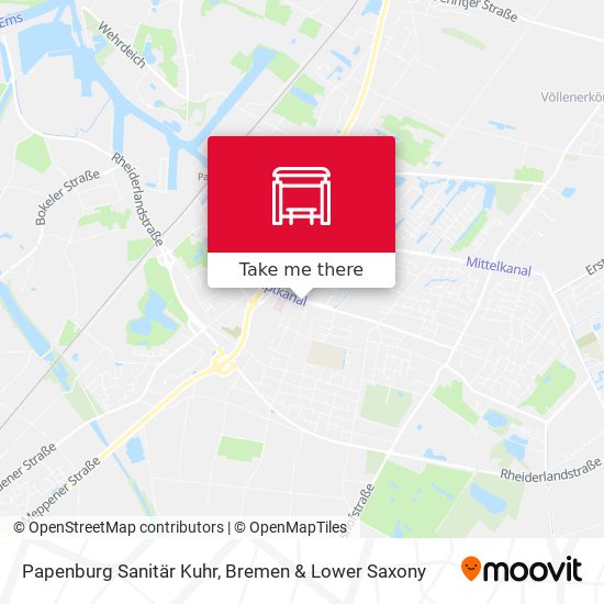 Papenburg Sanitär Kuhr map