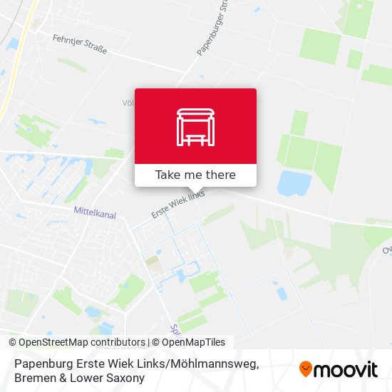 Papenburg Erste Wiek Links / Möhlmannsweg map