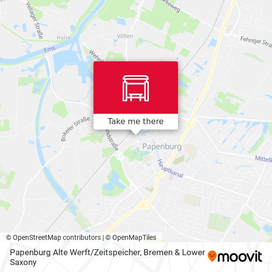 Papenburg Alte Werft / Zeitspeicher map