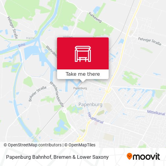 Papenburg Bahnhof map