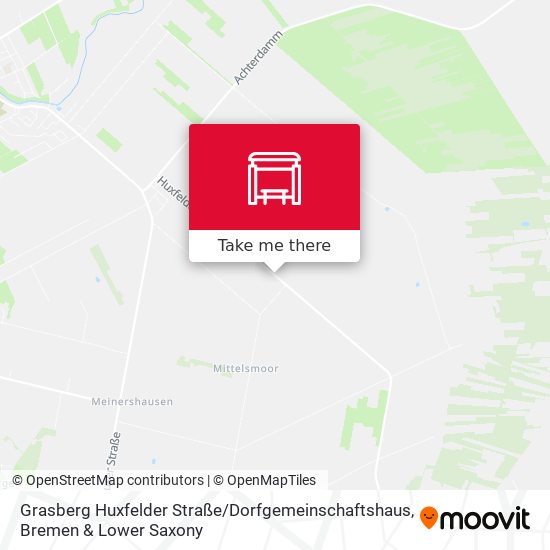 Grasberg Huxfelder Straße / Dorfgemeinschaftshaus map