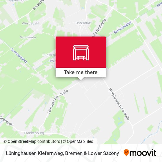 Lüninghausen Kiefernweg map