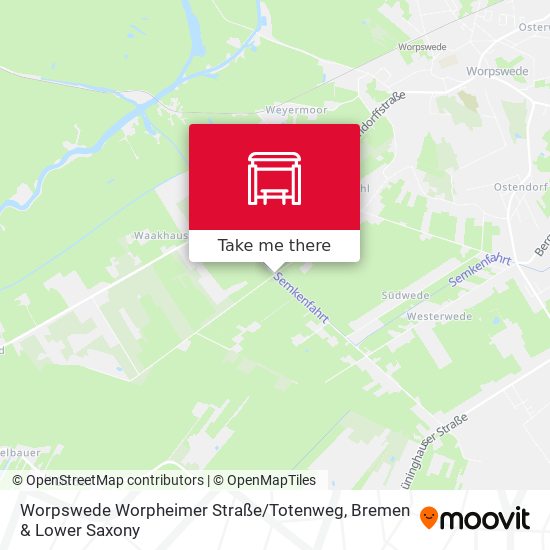 Worpswede Worpheimer Straße / Totenweg map