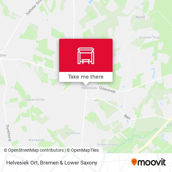 Helvesiek Ort map