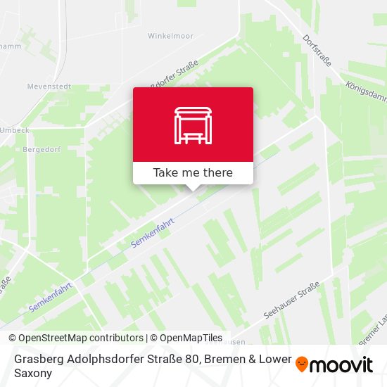 Grasberg Adolphsdorfer Straße 80 map