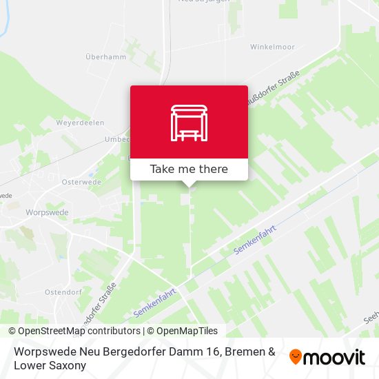 Карта Worpswede Neu Bergedorfer Damm 16