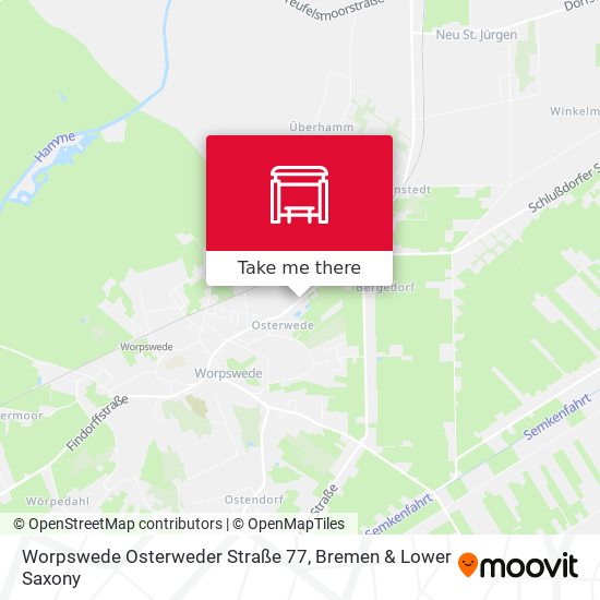 Worpswede Osterweder Straße 77 map