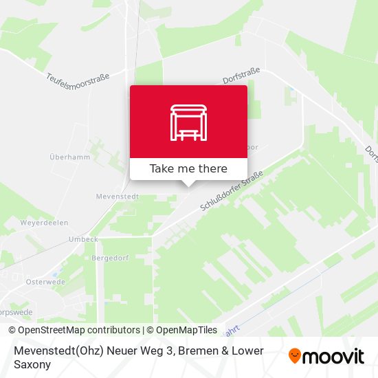 Mevenstedt(Ohz) Neuer Weg 3 map
