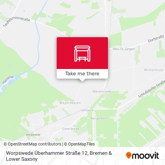 Worpswede Überhammer Straße 12 map