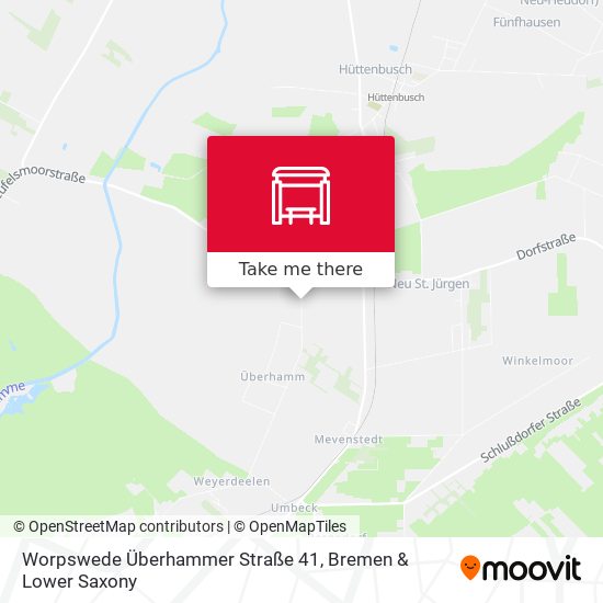 Worpswede Überhammer Straße 41 map