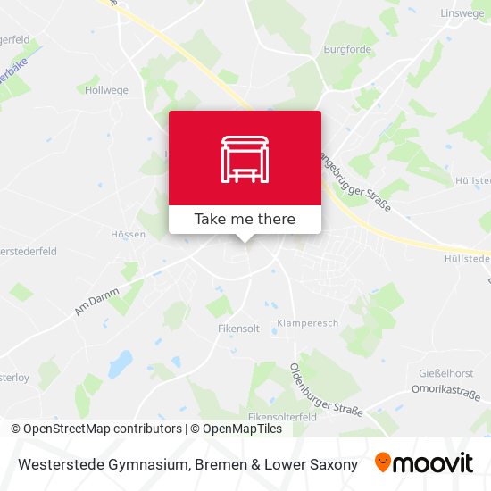 Westerstede Gymnasium map