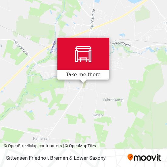 Sittensen Friedhof map