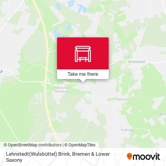 Lehnstedt(Wulsbüttel) Brink map