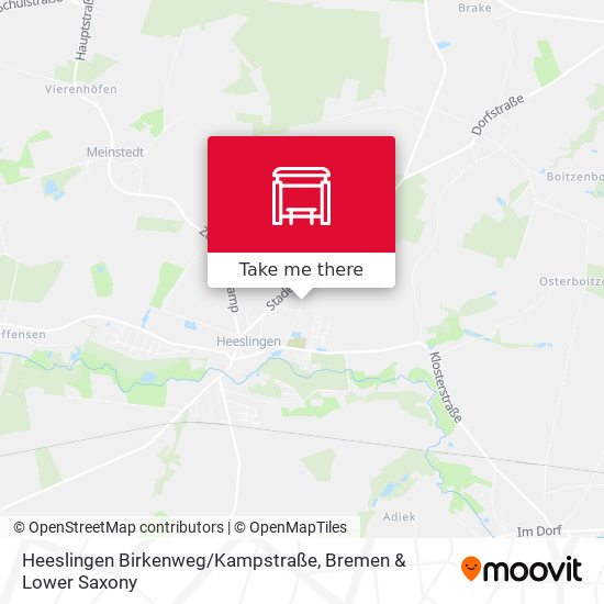 Heeslingen Birkenweg / Kampstraße map