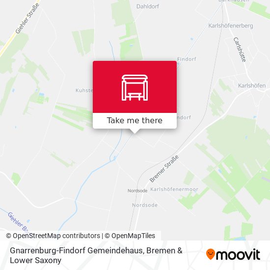 Gnarrenburg-Findorf Gemeindehaus map