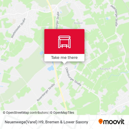 Neuenwege(Varel) H9 map