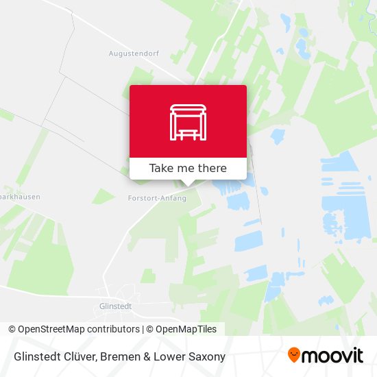 Glinstedt Clüver map