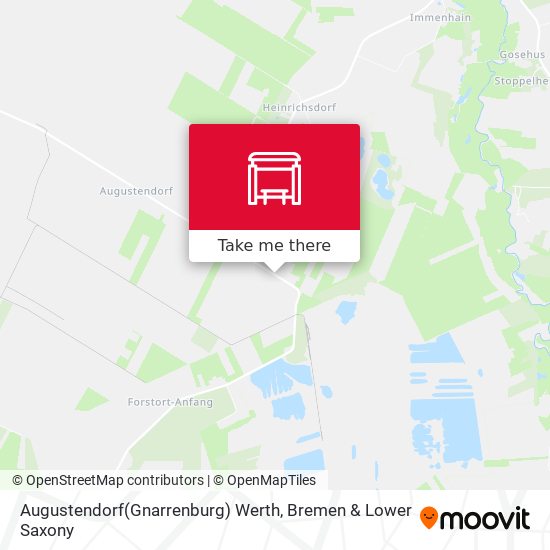Augustendorf(Gnarrenburg) Werth map