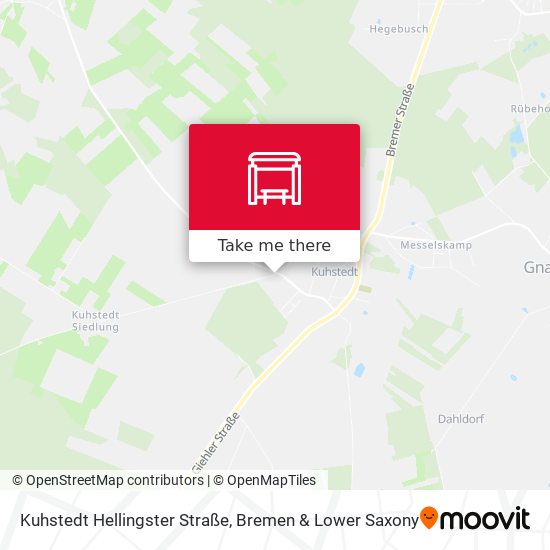 Kuhstedt Hellingster Straße map
