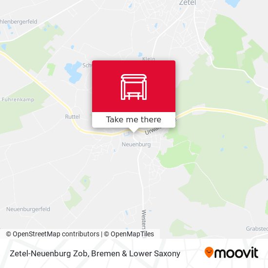 Zetel-Neuenburg Zob map