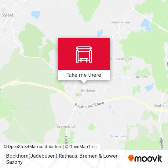 Bockhorn(Jadebusen) Rathaus map