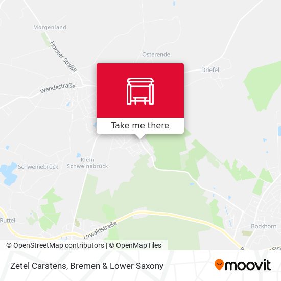 Zetel Carstens map