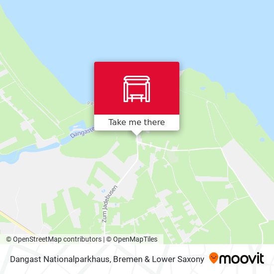 Dangast Nationalparkhaus map