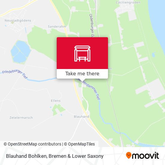 Blauhand Bohlken map