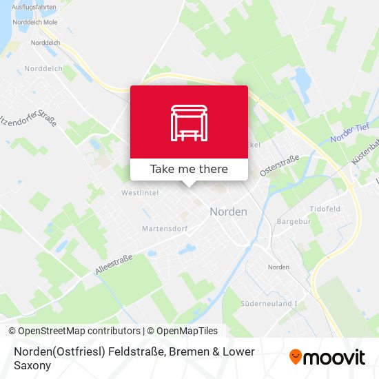 Norden(Ostfriesl) Feldstraße map