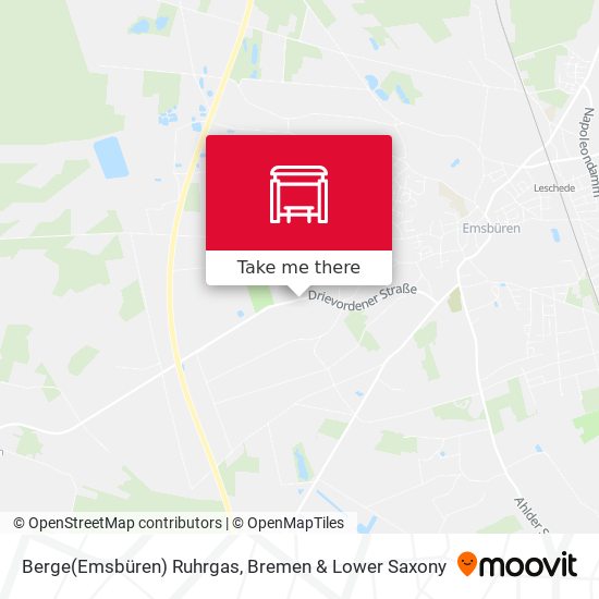 Berge(Emsbüren) Ruhrgas map