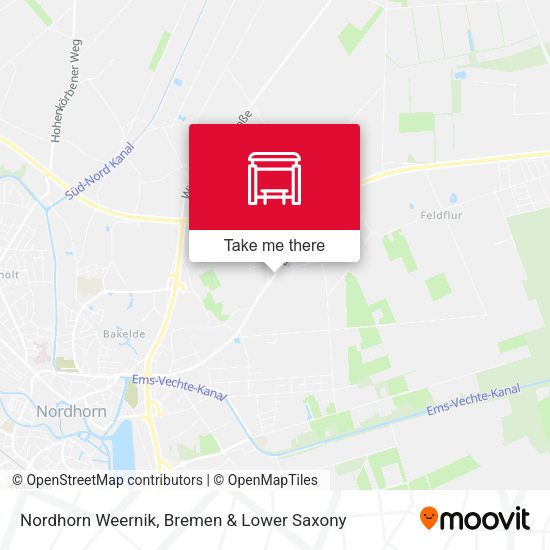 Nordhorn Weernik map
