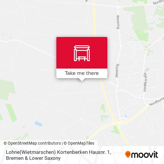 Lohne(Wietmarschen) Kortenberken Hausnr. 1 map