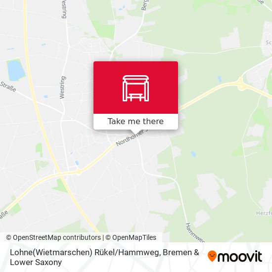 Lohne(Wietmarschen) Rükel / Hammweg map