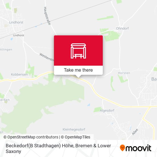 Beckedorf(B Stadthagen) Höhe map