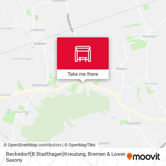 Beckedorf(B Stadthagen)Kreuzung map