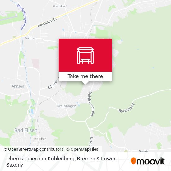 Obernkirchen am Kohlenberg map