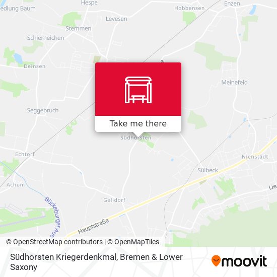 Südhorsten Kriegerdenkmal map