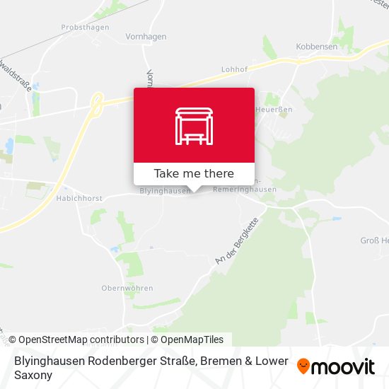 Blyinghausen Rodenberger Straße map