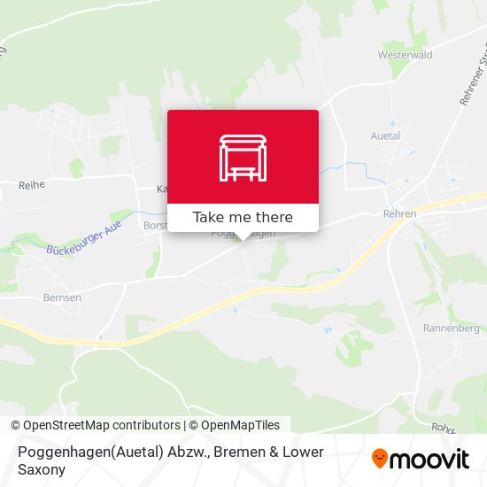 Poggenhagen(Auetal) Abzw. map