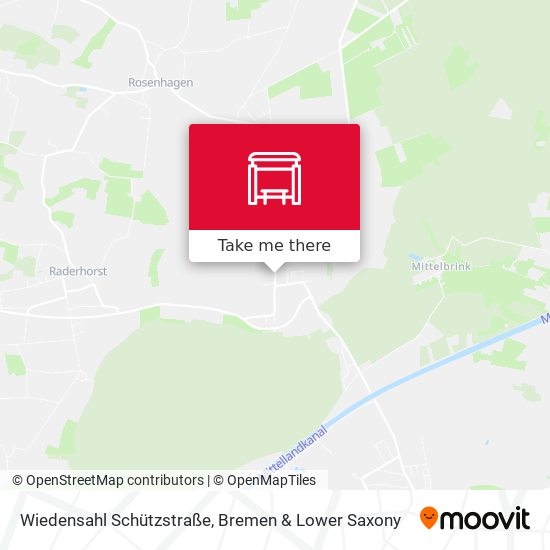 Wiedensahl Schützstraße map