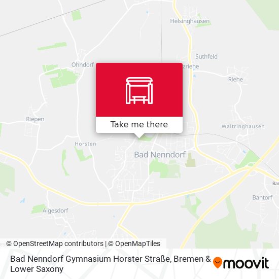 Bad Nenndorf Gymnasium Horster Straße map