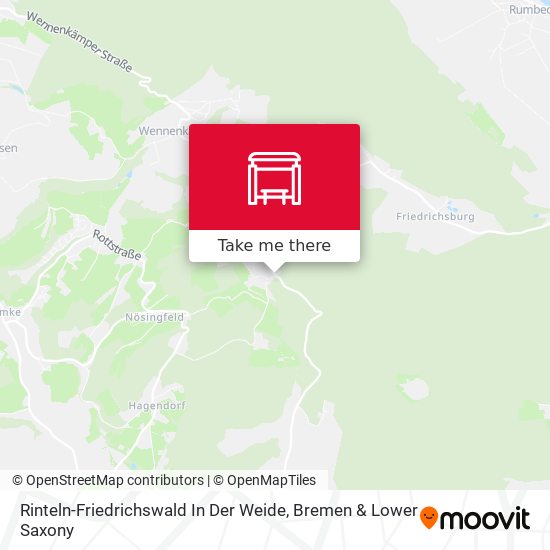 Rinteln-Friedrichswald In Der Weide map