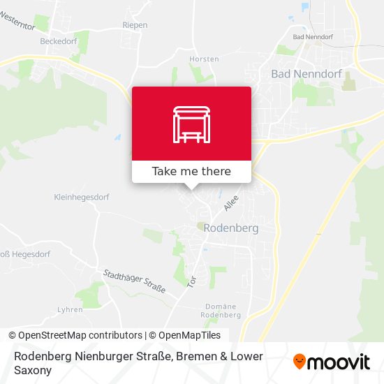 Rodenberg Nienburger Straße map