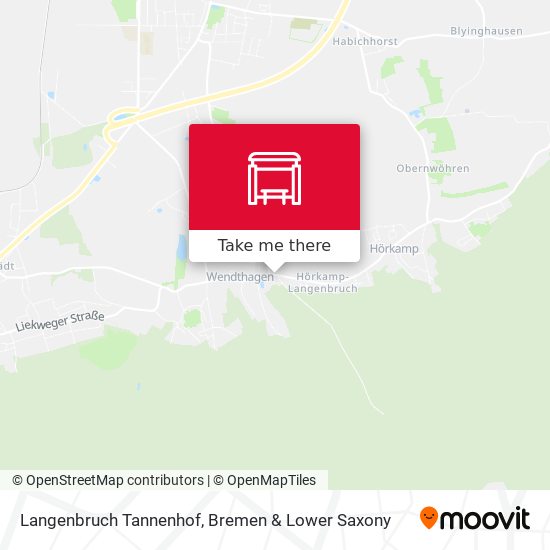 Langenbruch Tannenhof map