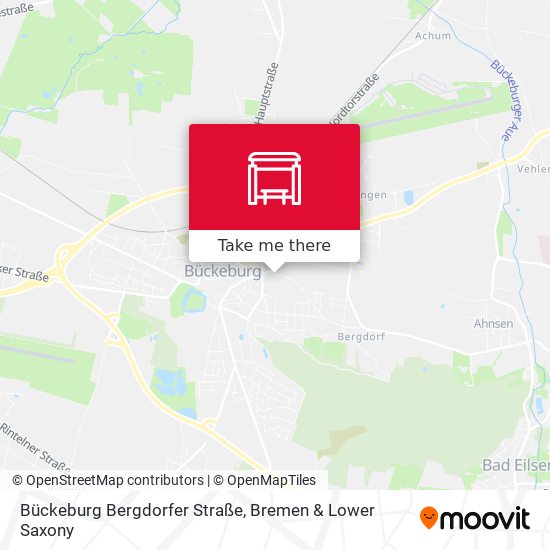 Bückeburg Bergdorfer Straße map