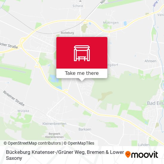 Bückeburg Knatenser- / Grüner Weg map