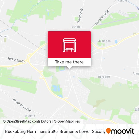 Bückeburg Herminenstraße map