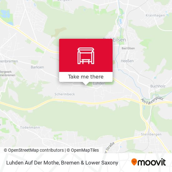 Luhden Auf Der Mothe map