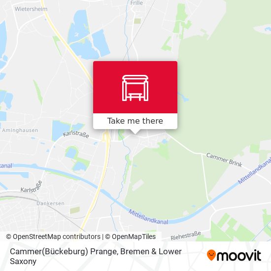 Cammer(Bückeburg) Prange map